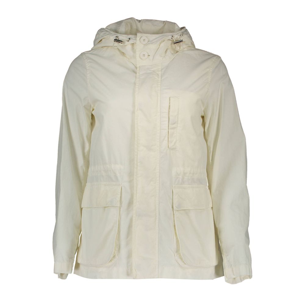 Gant White Cotton Women Jacket Gant