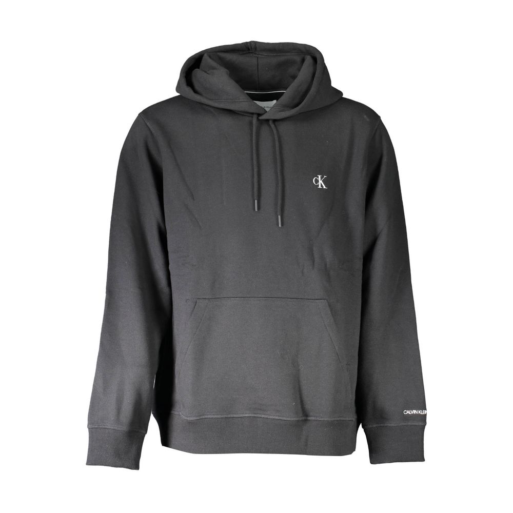 Calvin Klein Black Cotton Unisex Sweatshirt Calvin Klein