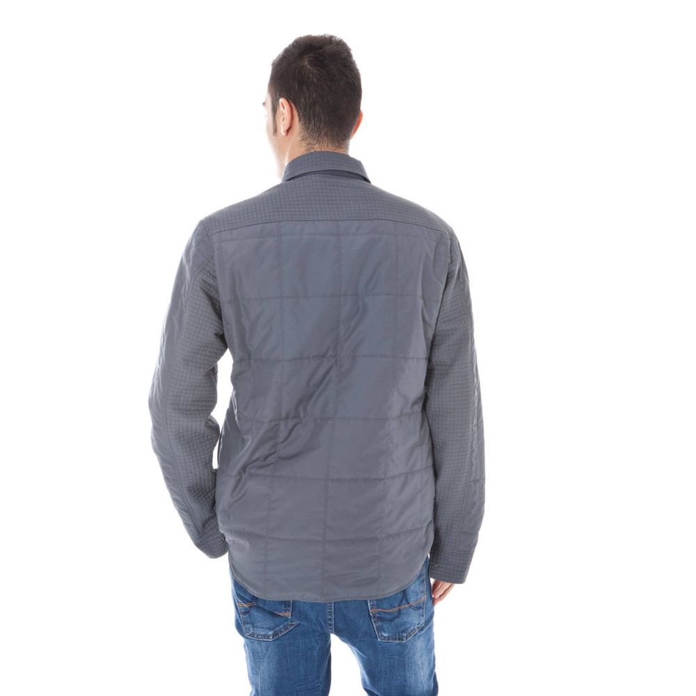 Calvin Klein Gray Polyester Men Jacket Calvin Klein