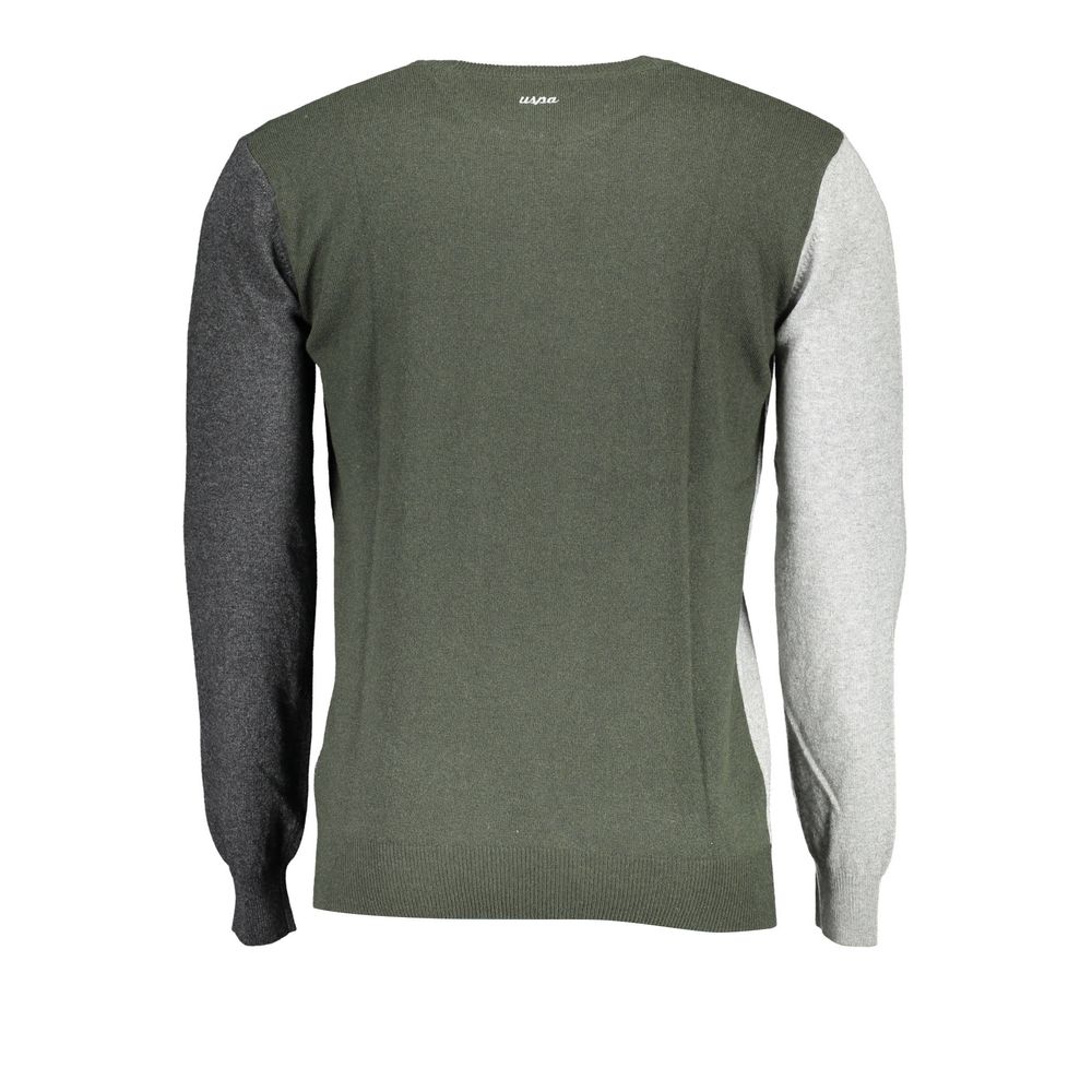 U.S. POLO ASSN. Gray Wool Men Sweater U.S. POLO ASSN.