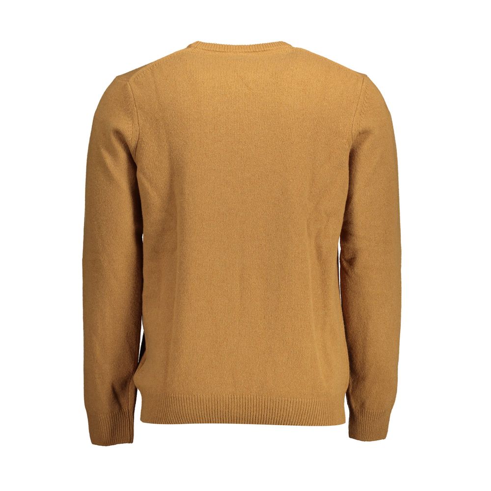 Lyle & Scott Brown Wool Men Sweater Lyle & Scott