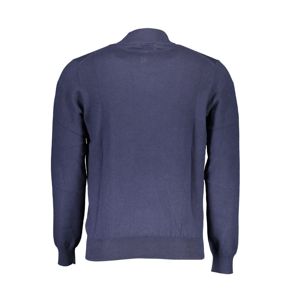 North Sails Blue Cotton Men Sweater North Sails