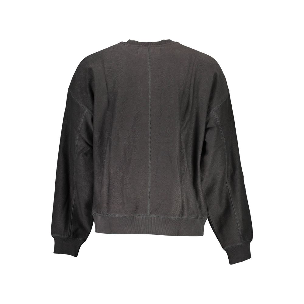 Calvin Klein Black Cotton Men Sweater Calvin Klein