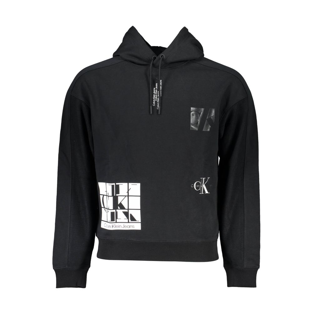 Calvin Klein Black Cotton Men Sweater Calvin Klein