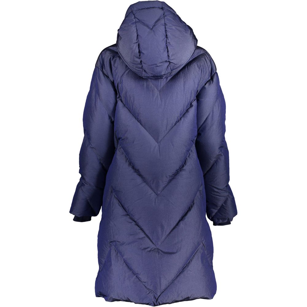 K-WAY Blue Polyamide Jackets & Coat K-WAY