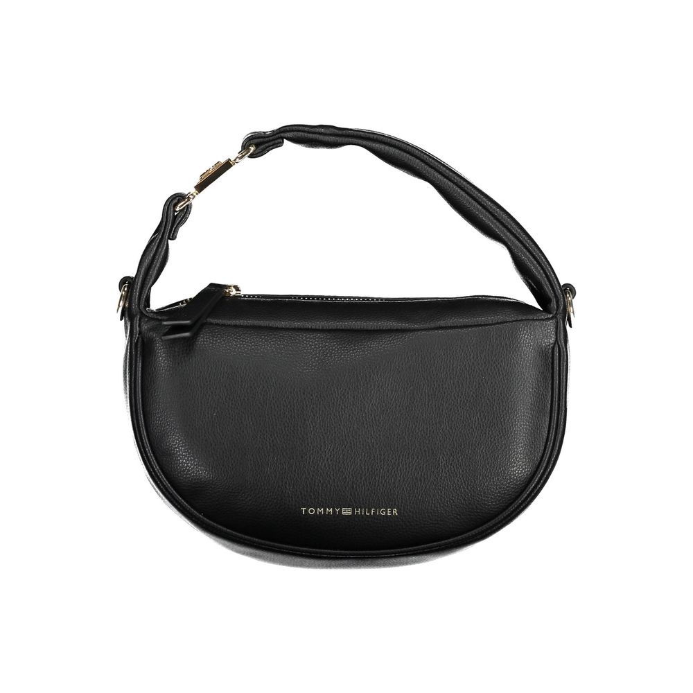 Tommy Hilfiger Black Polyester Handbag Tommy Hilfiger