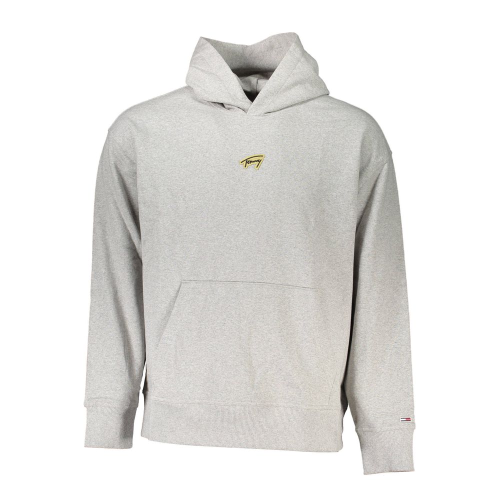 Tommy Hilfiger Gray Cotton Men Sweater Tommy Hilfiger