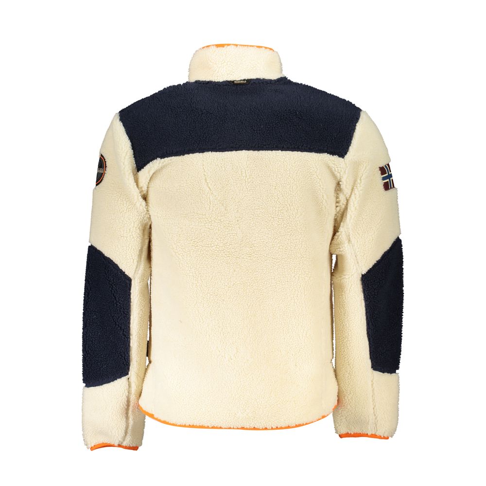 Napapijri Chic Green Long Sleeve Zip-Up Jacket Napapijri
