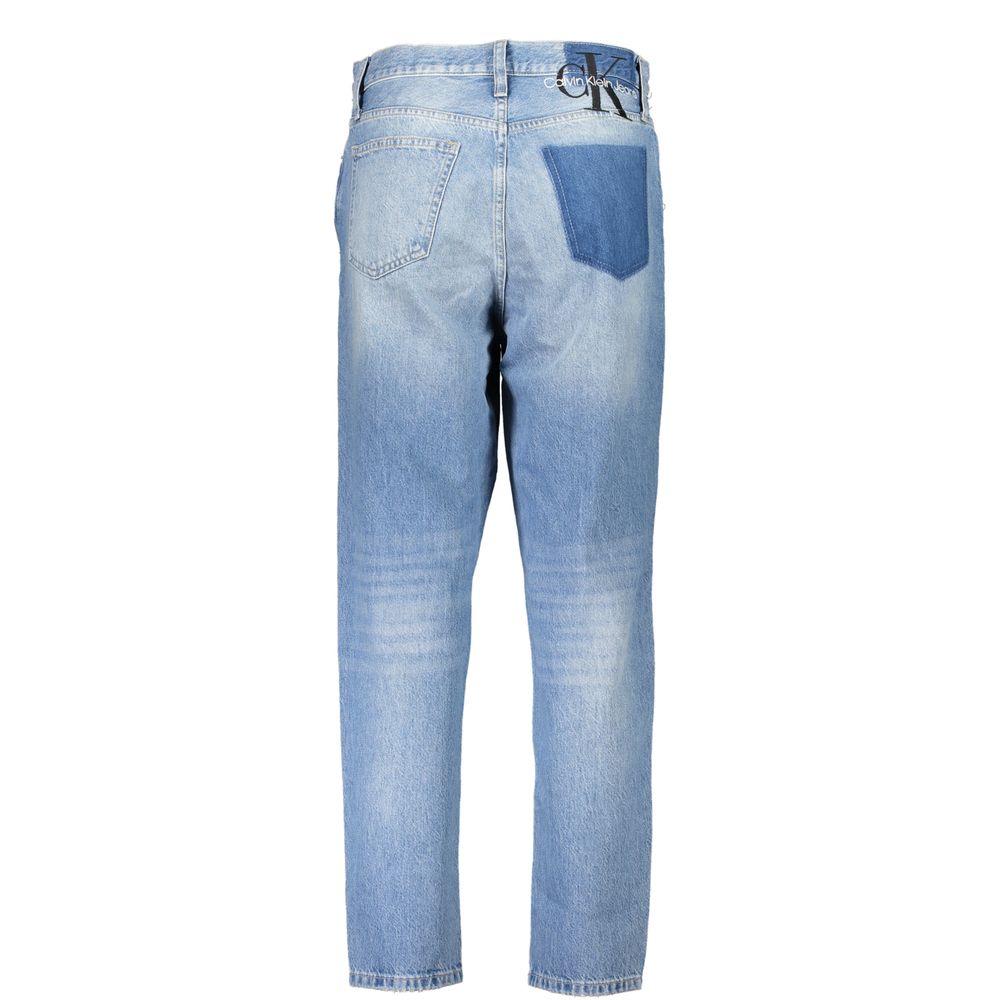 Calvin Klein Light Blue Cotton Women Jeans Calvin Klein