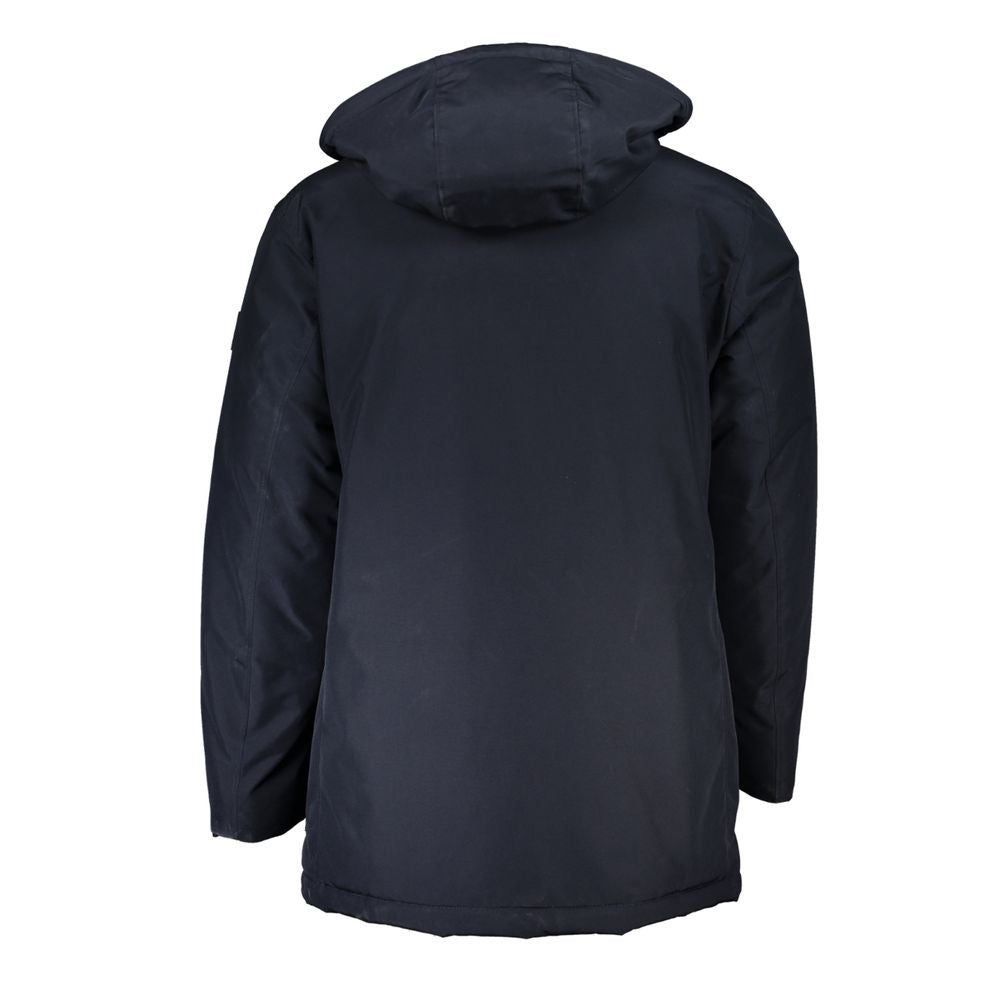 Hugo Boss Blue Polyamide Men Jacket Hugo Boss