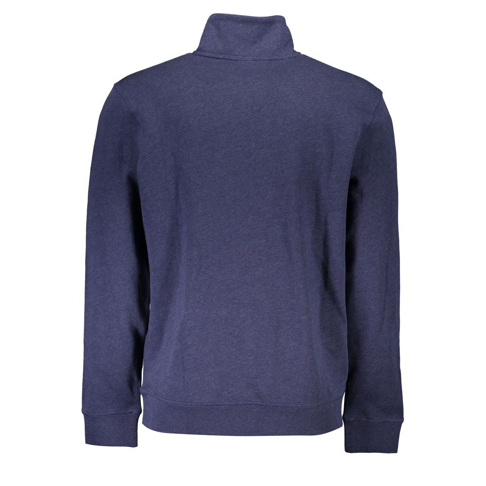 Hugo Boss Blue Cotton Men Sweater Hugo Boss