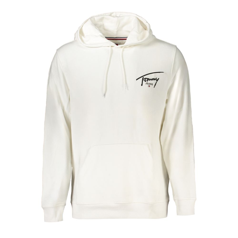Tommy Hilfiger White Cotton Men Sweater Tommy Hilfiger