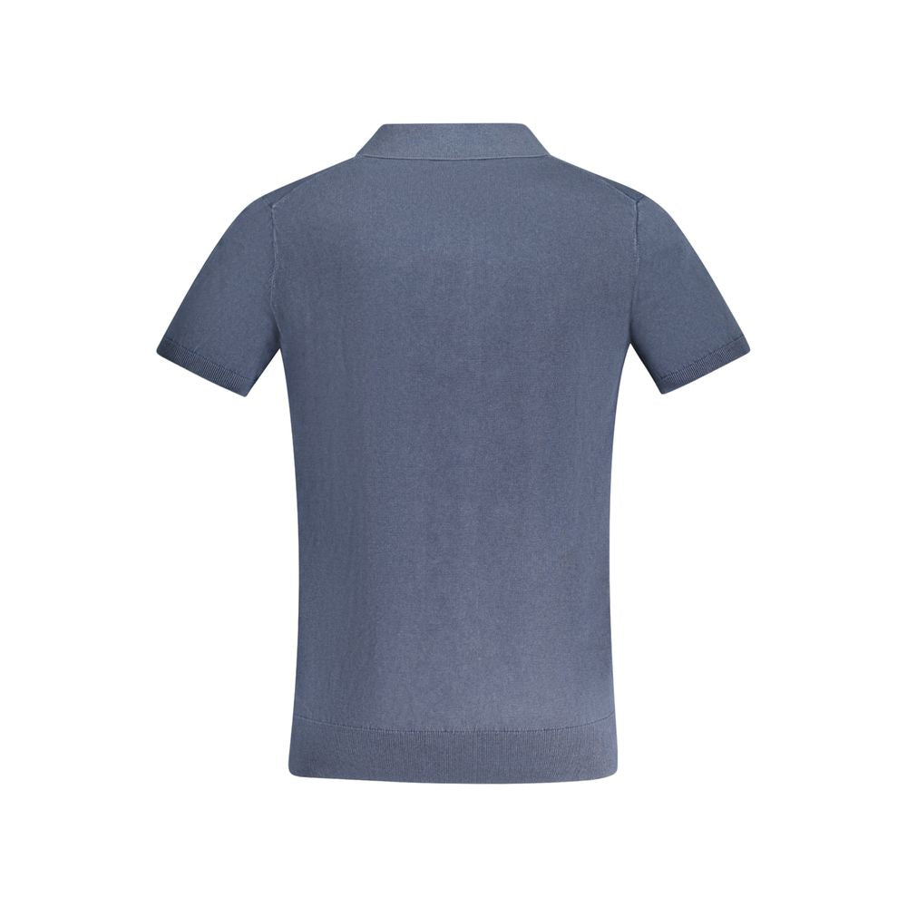 Guess Jeans Blue Cotton Men Sweater Guess Jeans