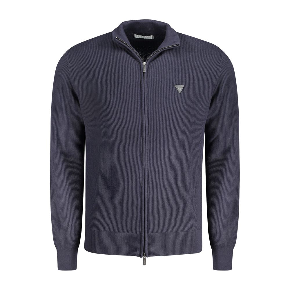 Guess Jeans Blue Cotton Men Sweater Guess Jeans
