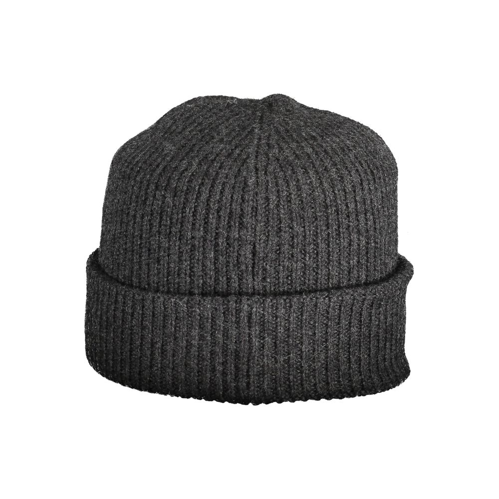 K-WAY Gray Wool Men Cap K-WAY