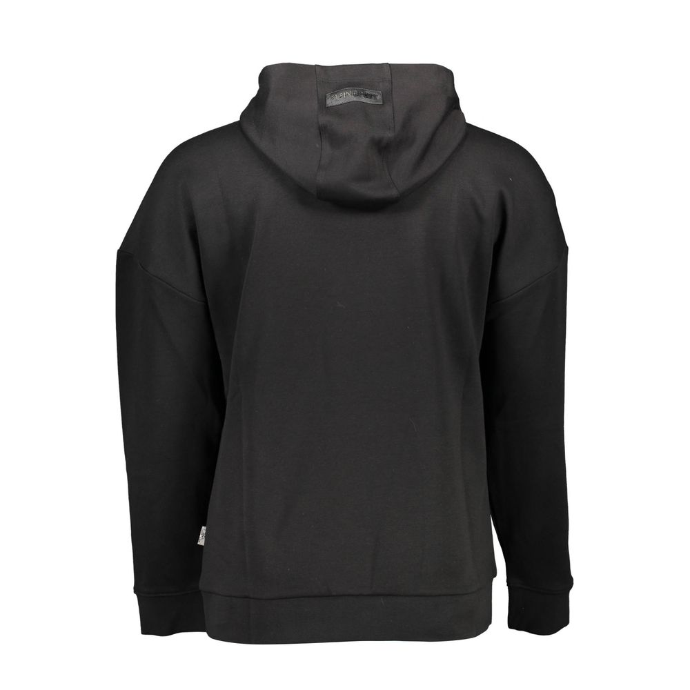 Plein Sport Black Cotton Sweater Plein Sport