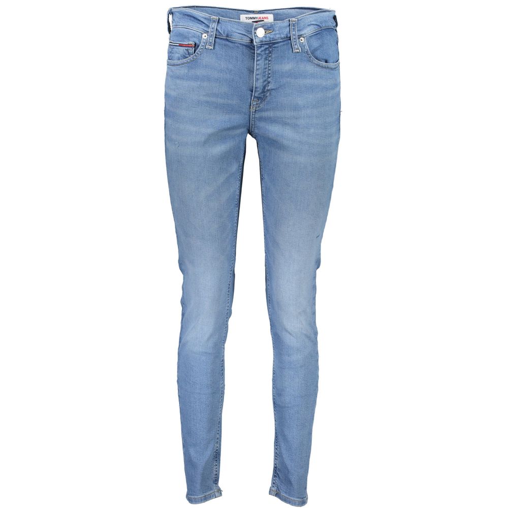 Tommy Hilfiger Light Blue Cotton Women Skinny Jean Tommy Hilfiger