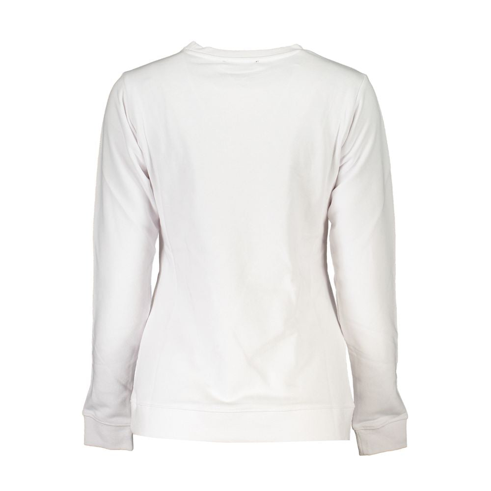 Cavalli Class White Cotton Women Sweater Cavalli Class