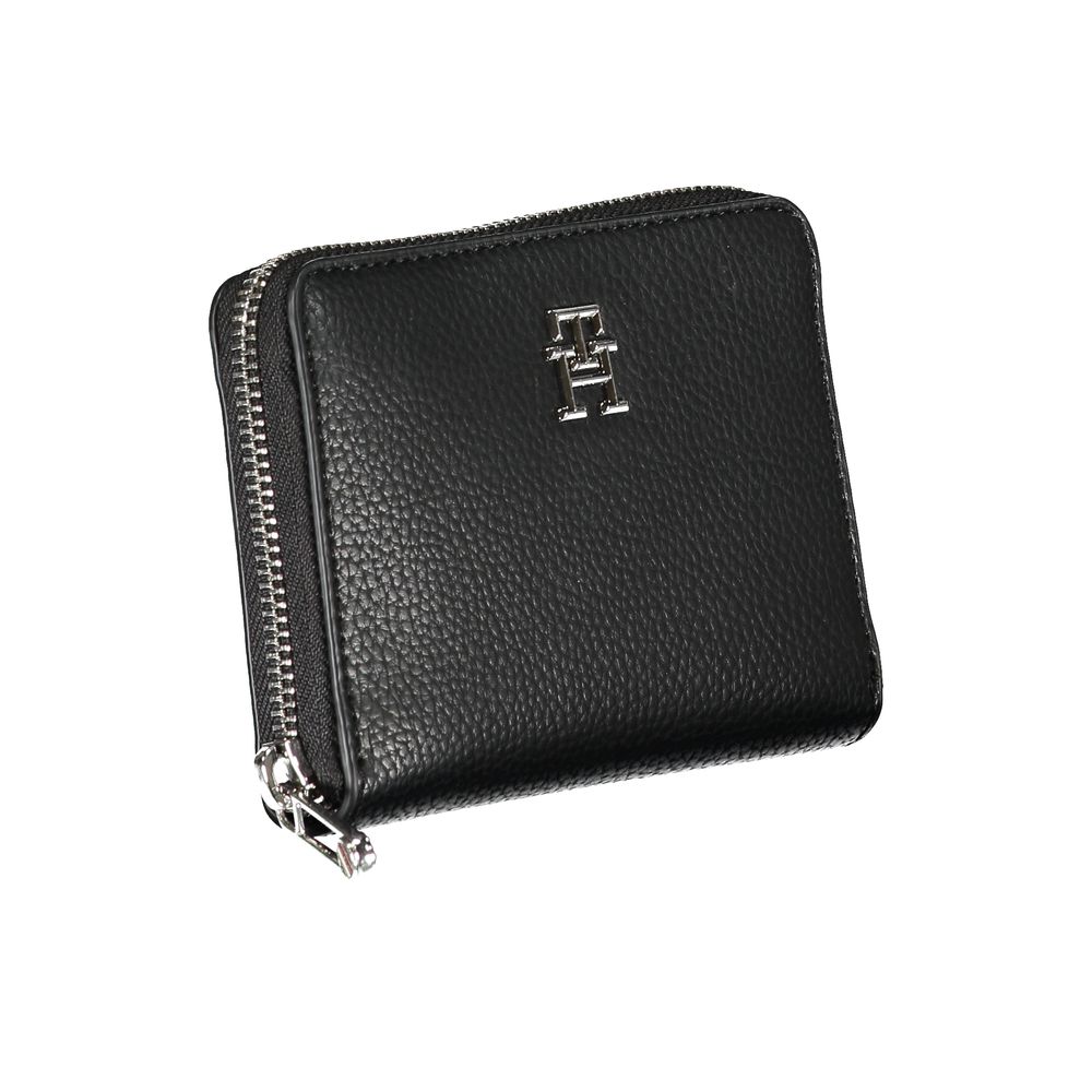 Tommy Hilfiger Nero Poliuretano Women Wallet Tommy Hilfiger