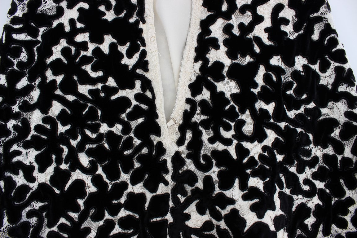 Dolce & Gabbana Floral Lace Ricamo Long Ball Maxi Dress Dolce & Gabbana