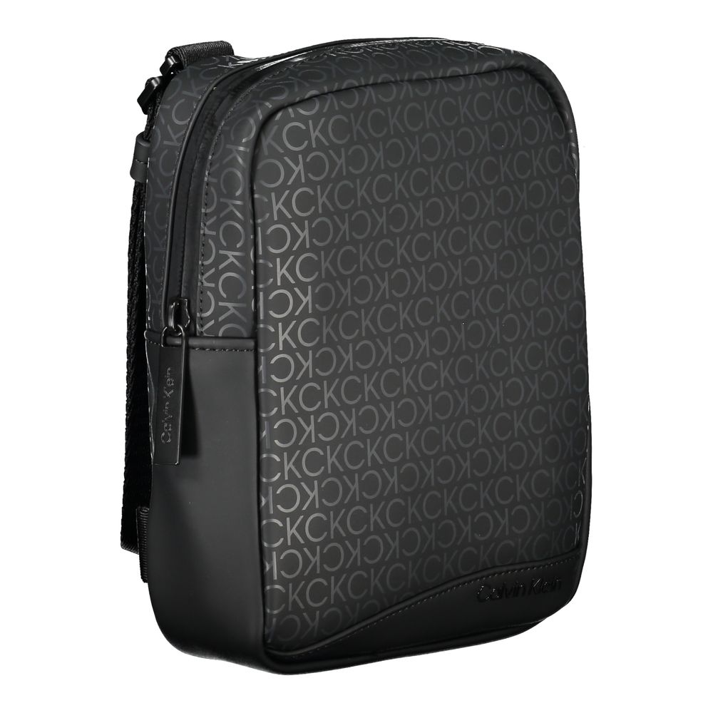 Calvin Klein Black Polyester Men Shoulder Bag Calvin Klein