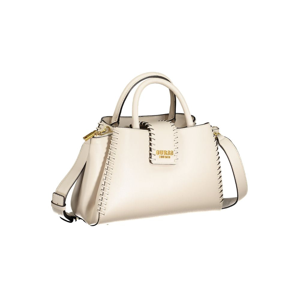 Guess Jeans Beige Polyethylene Handbag Guess Jeans