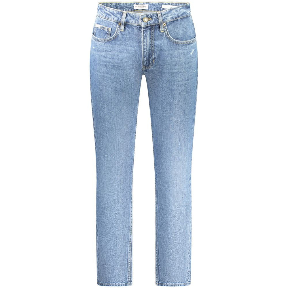 Guess Jeans Blue Cotton Men Jeans Guess Jeans