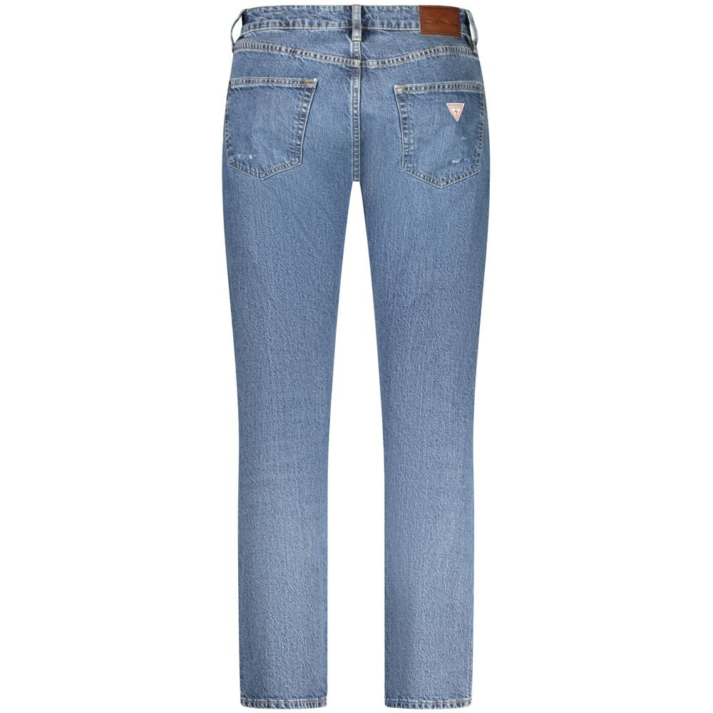 Guess Jeans Blue Cotton Men Jeans Guess Jeans