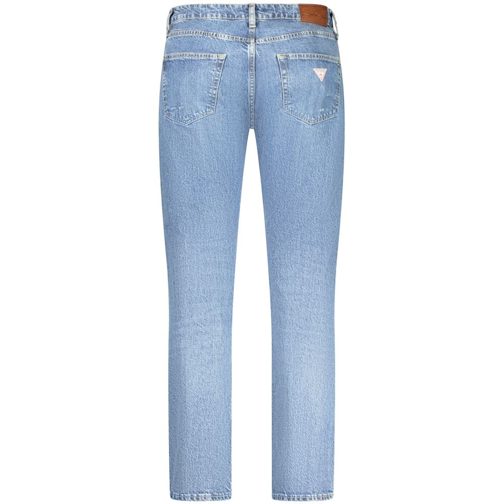 Guess Jeans Blue Cotton Men Jeans Guess Jeans