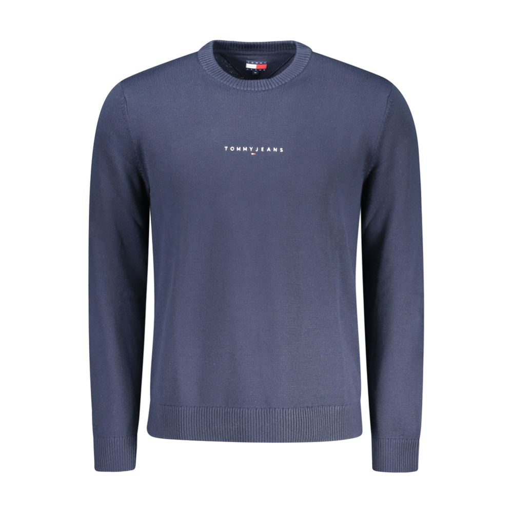 Tommy Hilfiger Blue Polyester Men Sweater Tommy Hilfiger