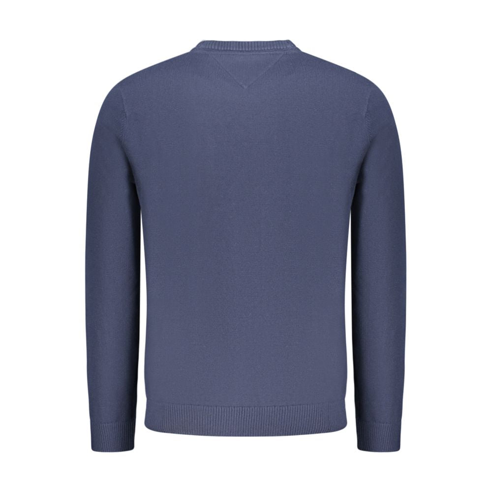 Tommy Hilfiger Blue Polyester Men Sweater Tommy Hilfiger