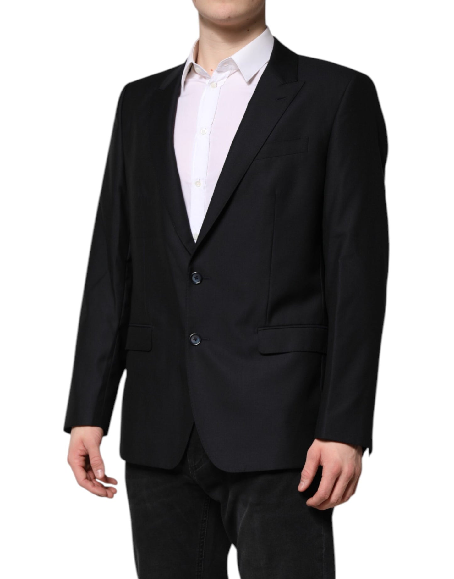 Dolce & Gabbana Dark Blue MARTINI Wool Blazer Coat Jacket Dolce & Gabbana
