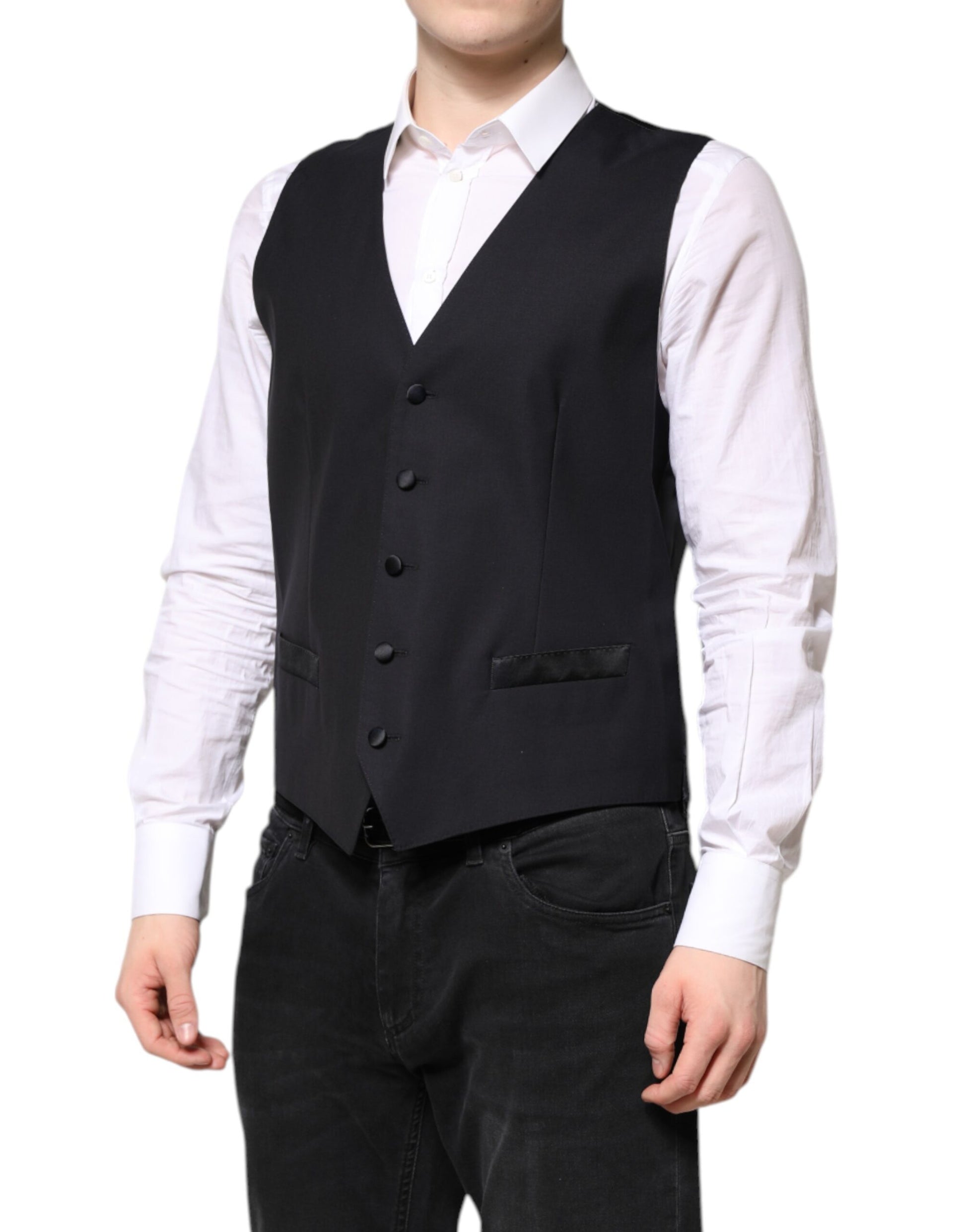 Dolce & Gabbana Dark Blue MARTINI Wool Suit 2 Piece Jacket Dolce & Gabbana