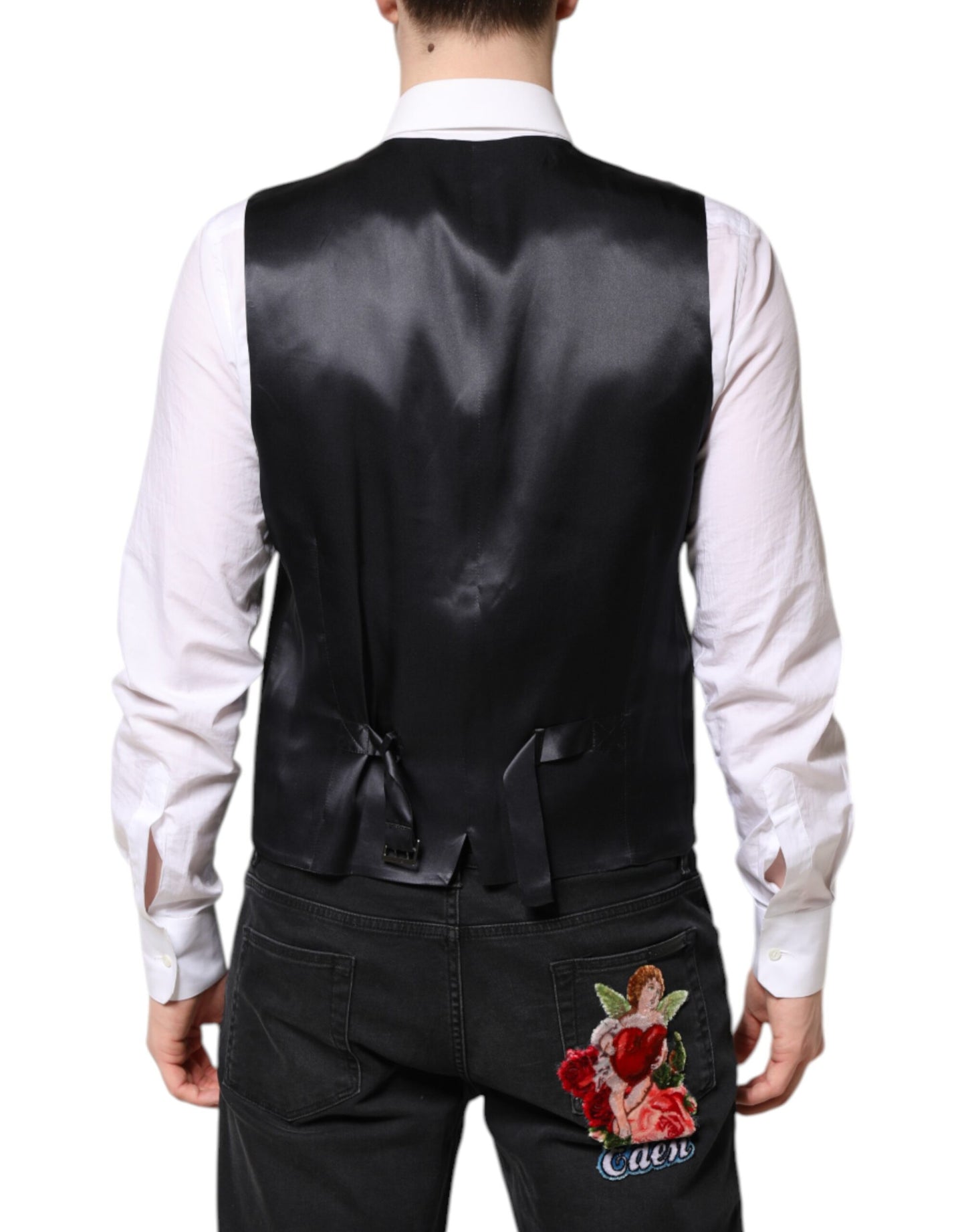 Dolce & Gabbana Dark Blue MARTINI Wool Suit 2 Piece Jacket Dolce & Gabbana