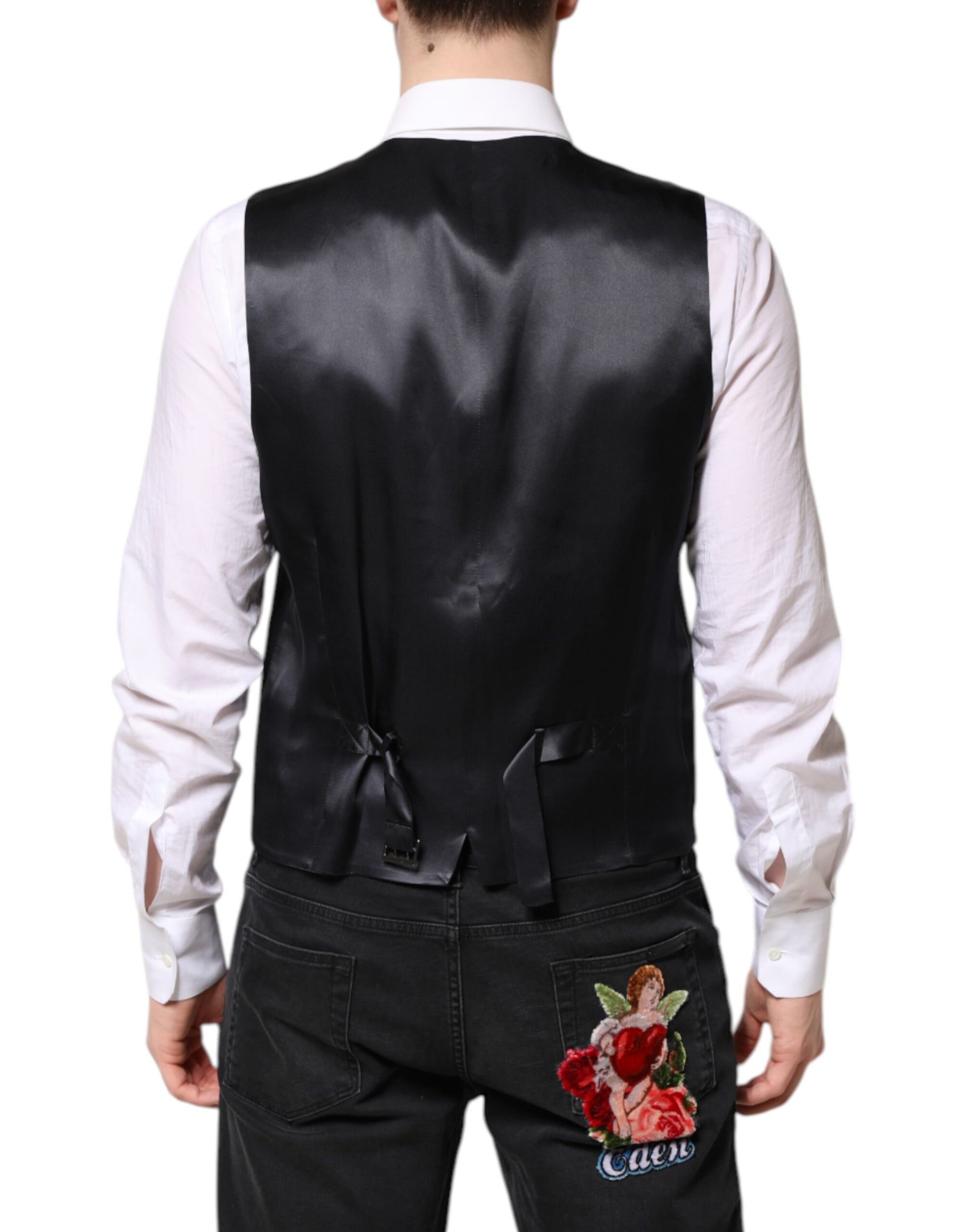 Dolce & Gabbana Dark Blue MARTINI Wool Suit 2 Piece Jacket Dolce & Gabbana