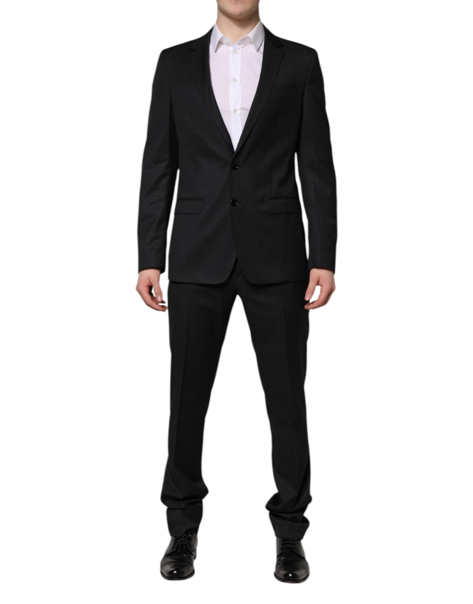 Dolce & Gabbana Dark Gray MARTINI 2 Pc Single Breasted Suit Dolce & Gabbana