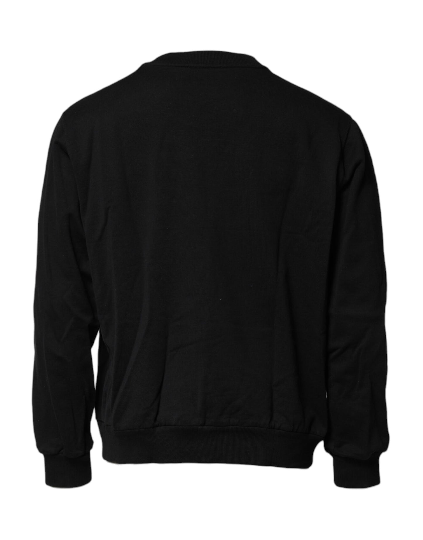 Dolce & Gabbana Black Logo Embroidery Sweatshirt Sweater Dolce & Gabbana