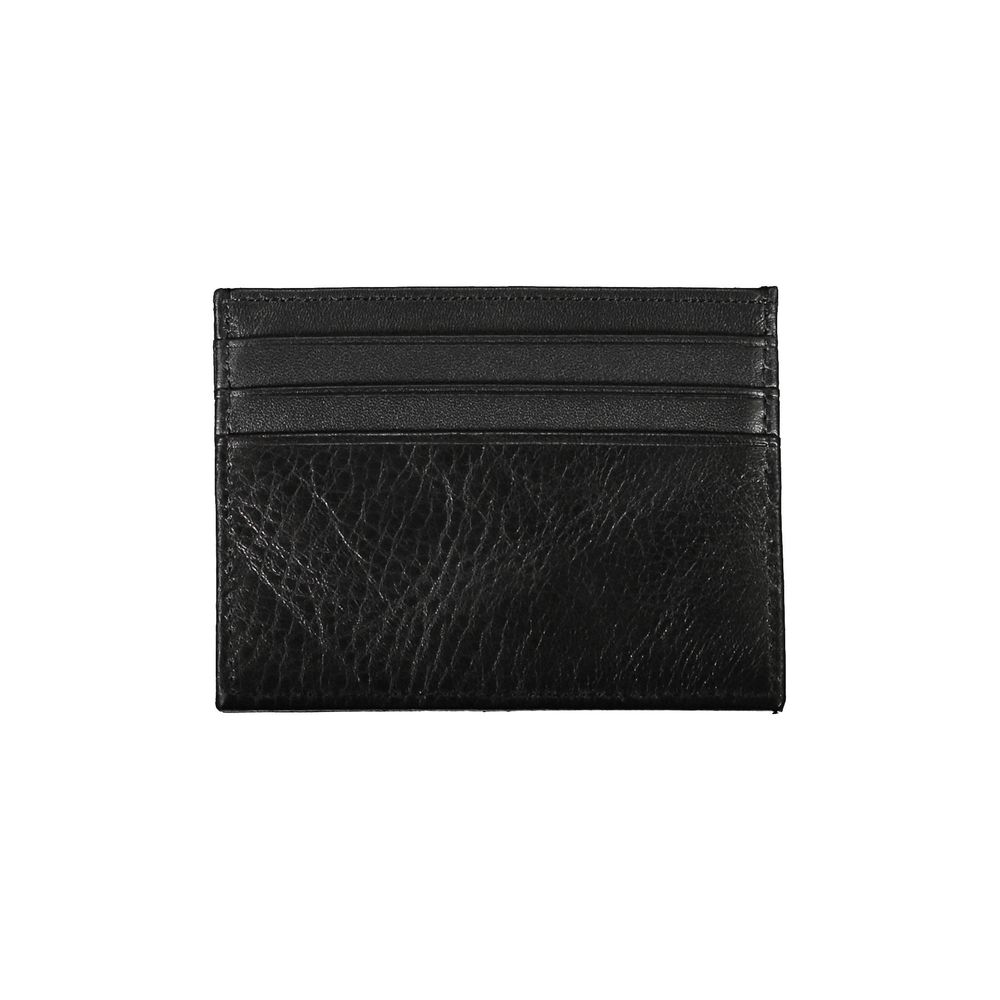 Tommy Hilfiger Black Leather Men Wallet Tommy Hilfiger