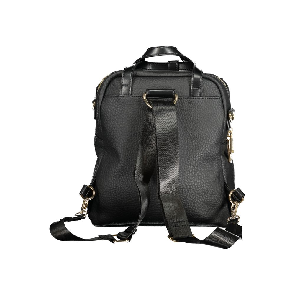 Mario Valentino Black Polyethylene Women Backpack Mario Valentino