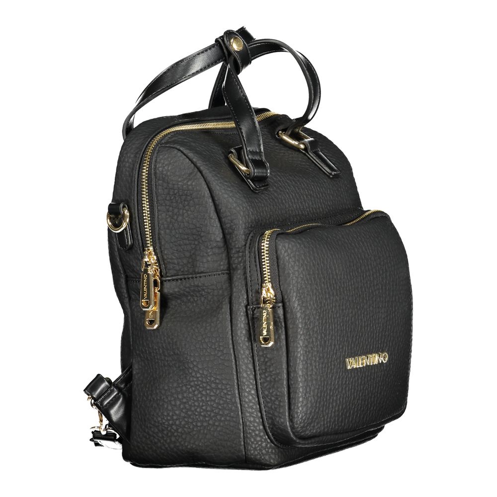 Mario Valentino Black Polyethylene Women Backpack Mario Valentino