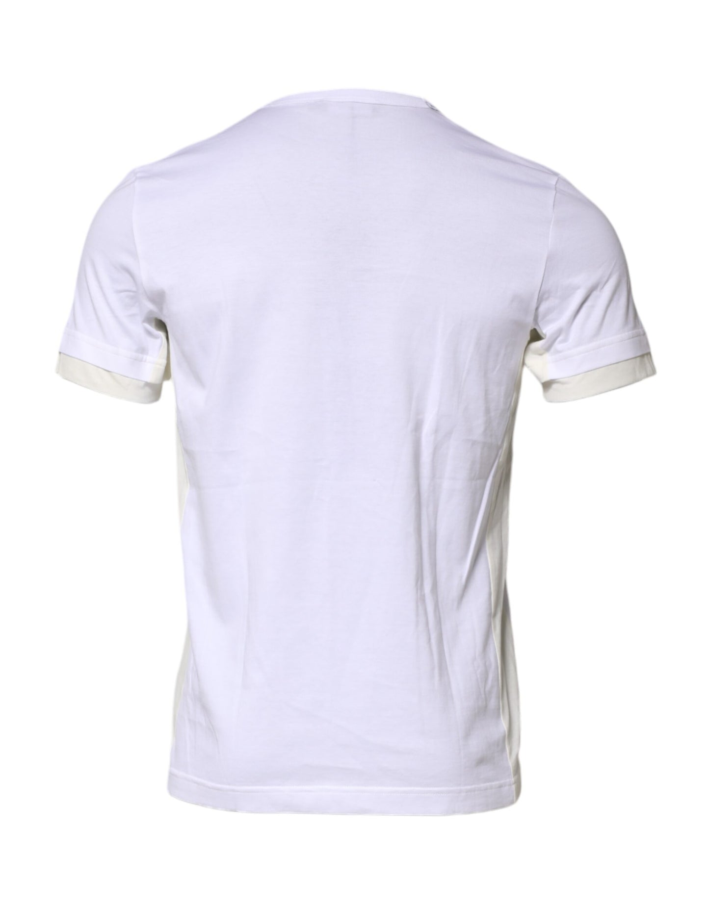 Dolce & Gabbana White Cotton Pocket Short Sleeves T-shirt Dolce & Gabbana
