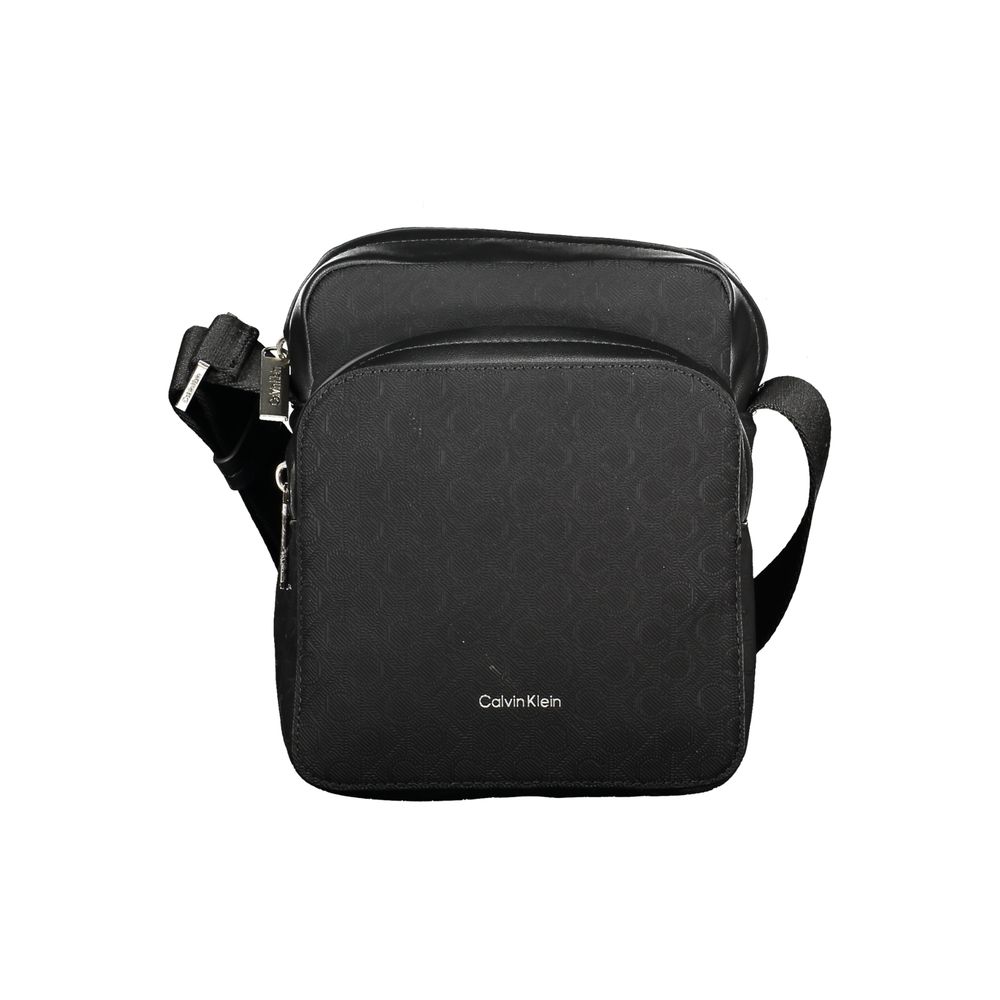 Calvin Klein Black Polyester Men Shoulder Bag Calvin Klein