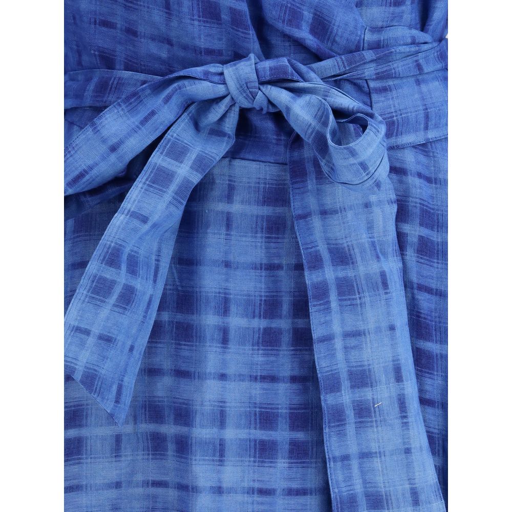 Sara Roka Check chemisier Dress Sara Roka