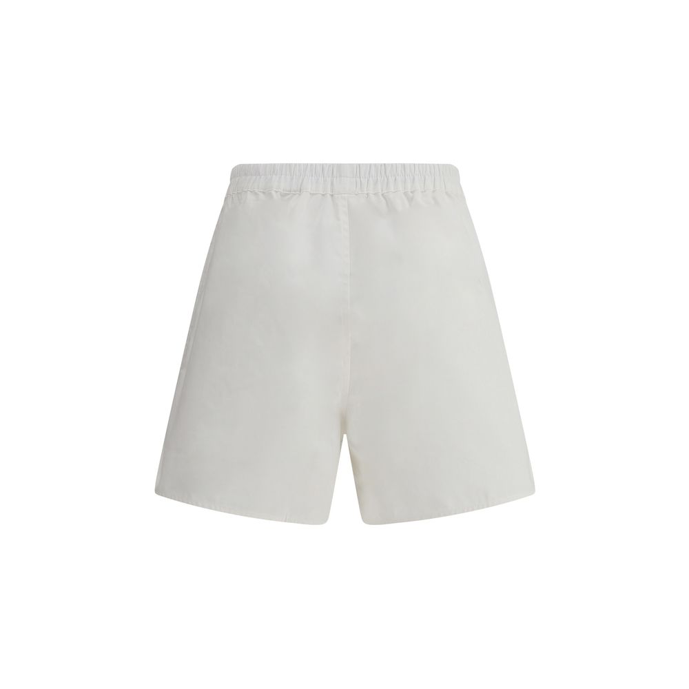 Marine Serre Linen Shorts Marine Serre