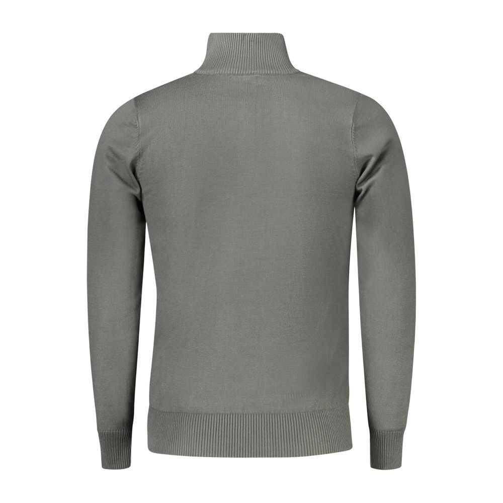 Coveri Moving Green Viscose Men Sweater Coveri Moving
