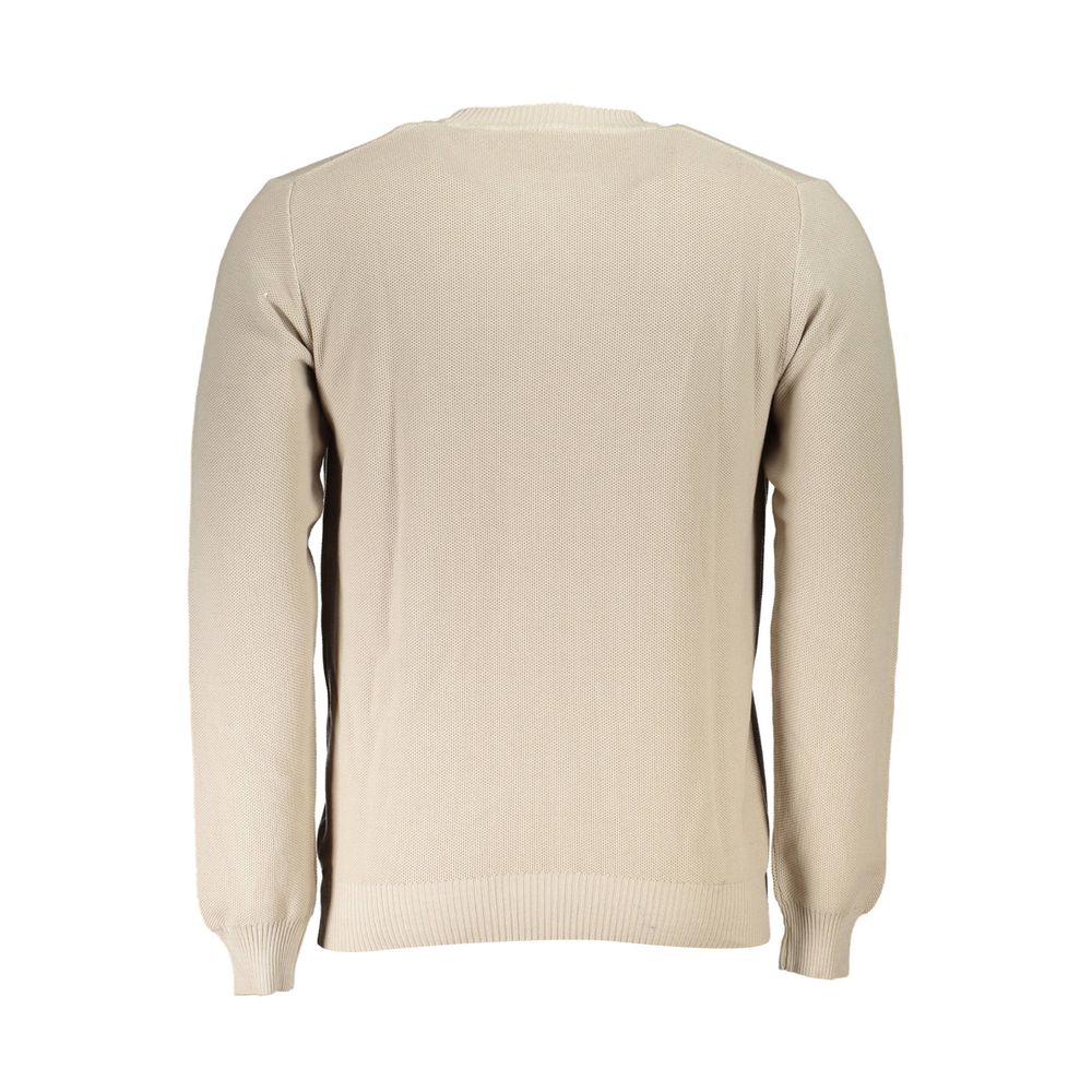 North Sails Beige Cotton Men Sweater North Sails