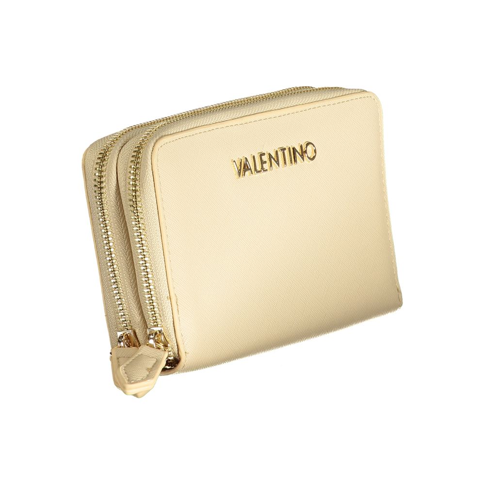 Mario Valentino Beige Polyurethane Women's Wallet Mario Valentino