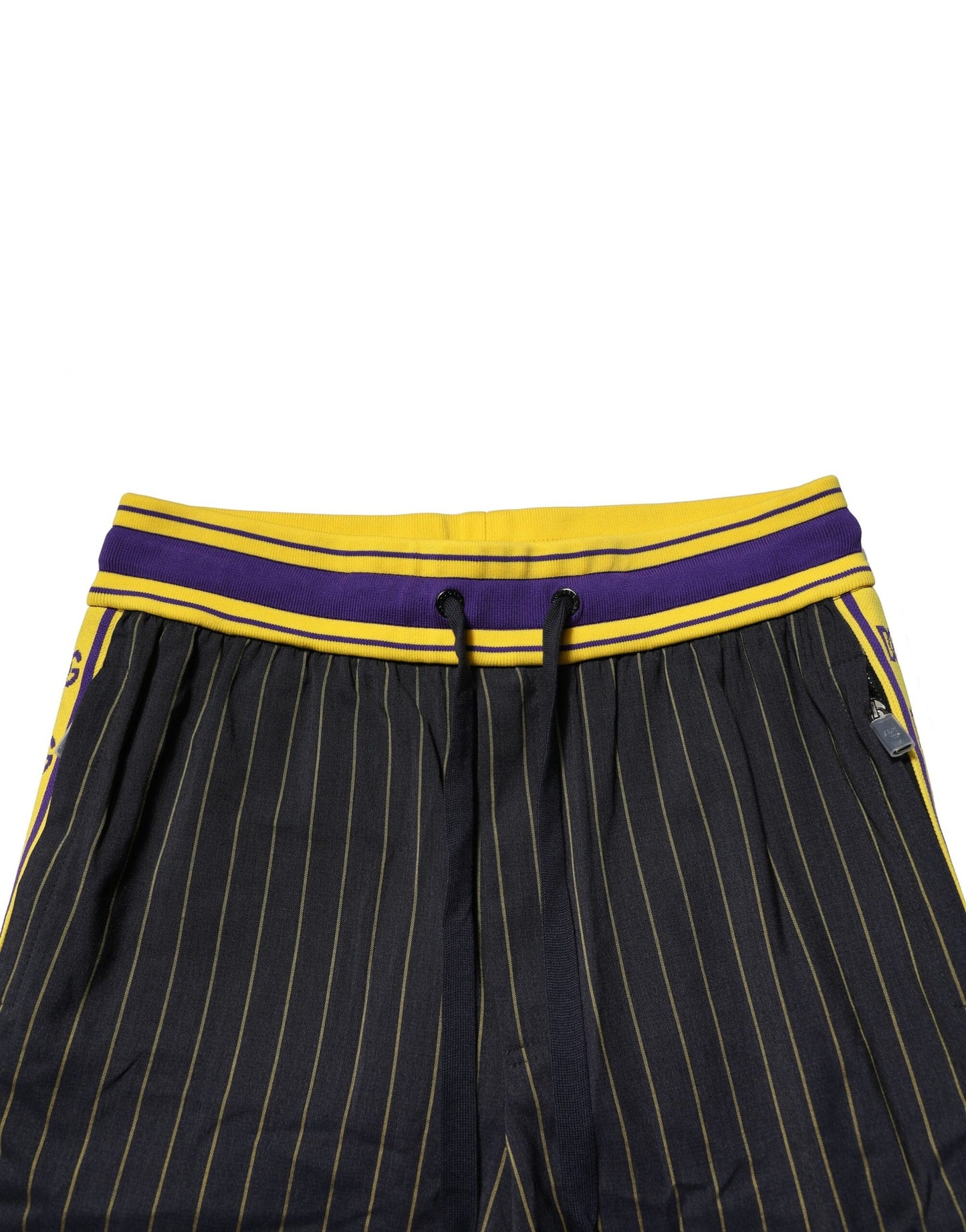 Dolce & Gabbana Multicolor Stripes Wool Jogger Pants Dolce & Gabbana