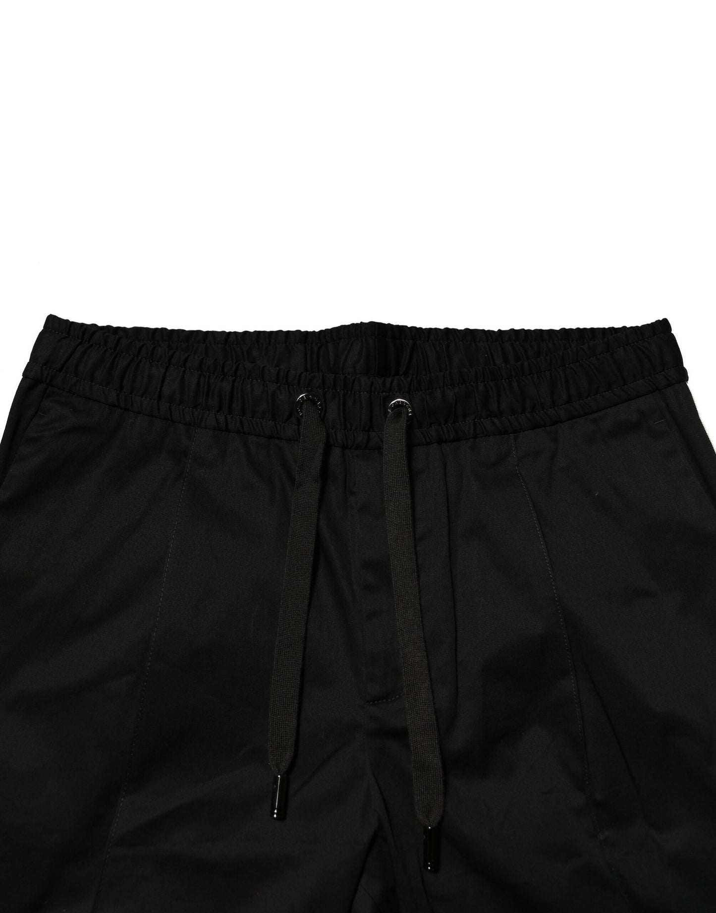 Dolce & Gabbana Black Cotton Mid Waist Jogger Pants Dolce & Gabbana