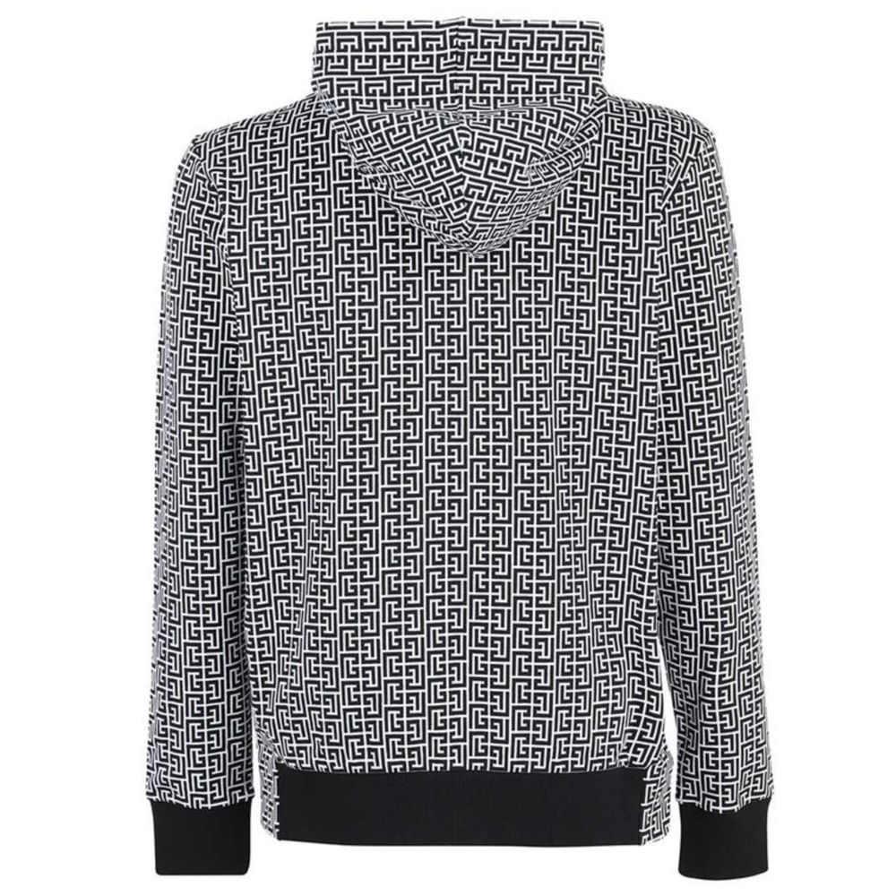 Balmain Black Cotton Sweater Balmain